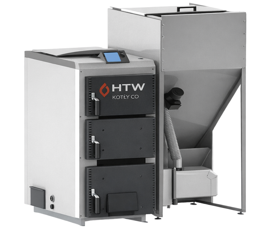 HTW Kocioł na Pellet i Drewno HYBRID DUO 15kW/20kW/25kW